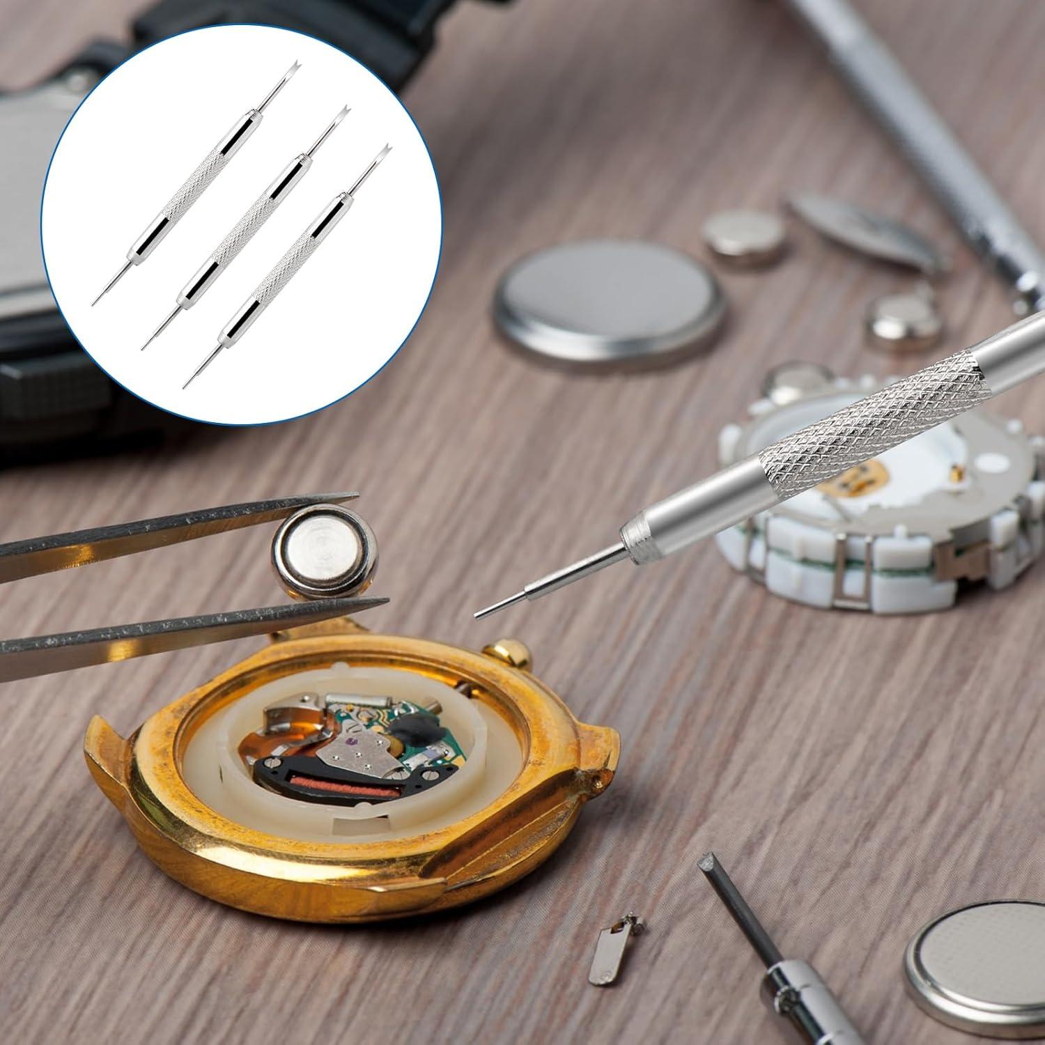 Kit de Herramientas para Quitar Pasadores de Reloj MOZEAT LENS - 3 Piezas Acero Inoxidable