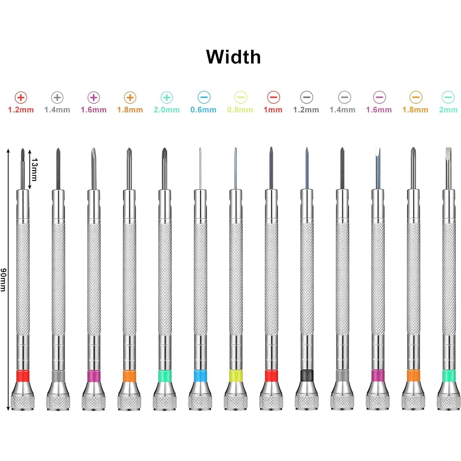 Juego de Destornilladores de Precisión Chumia 13 Piezas 0.6-2 mm