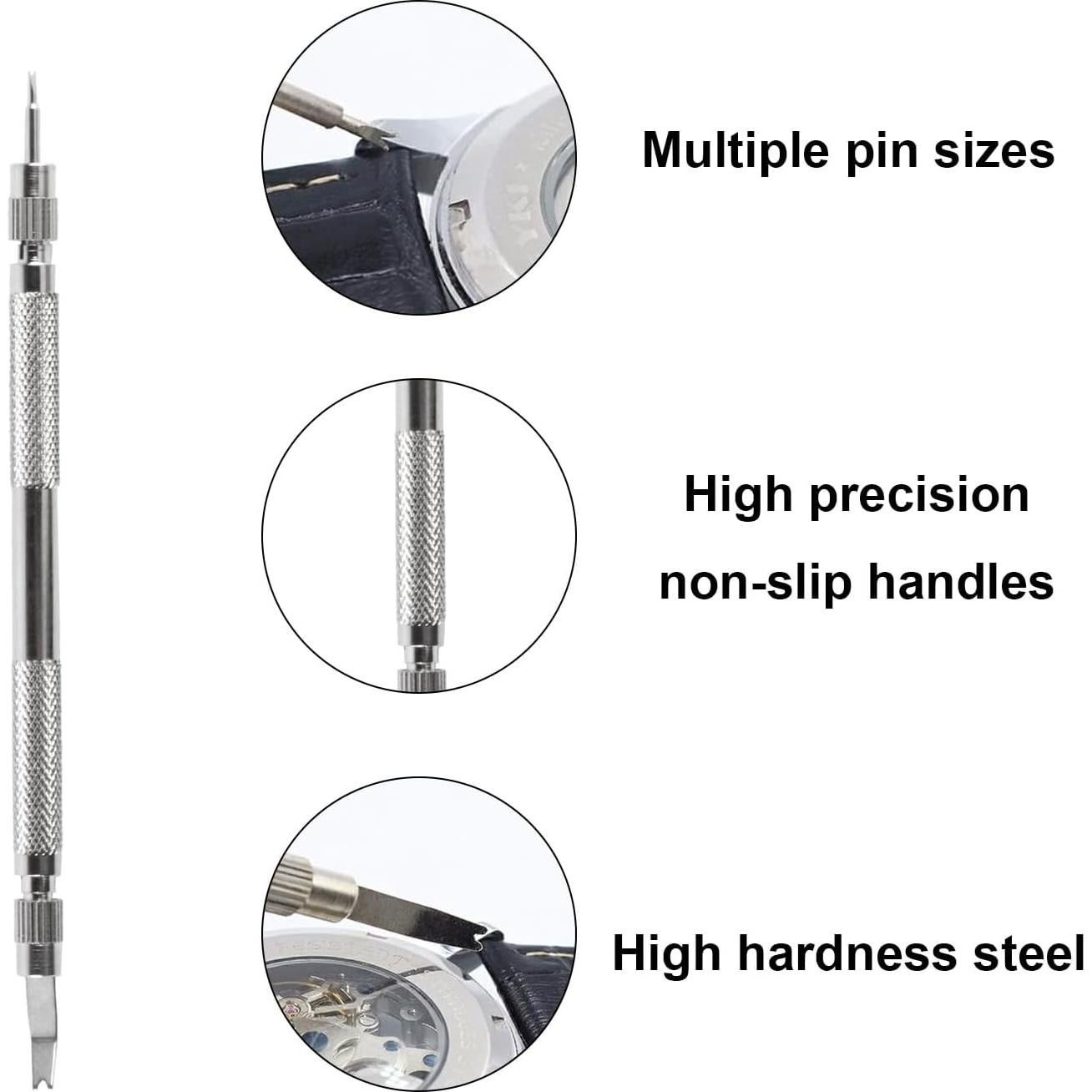 Kit de Herramientas para Reloj QBXMY7 - 360 Pasadores 8-25mm