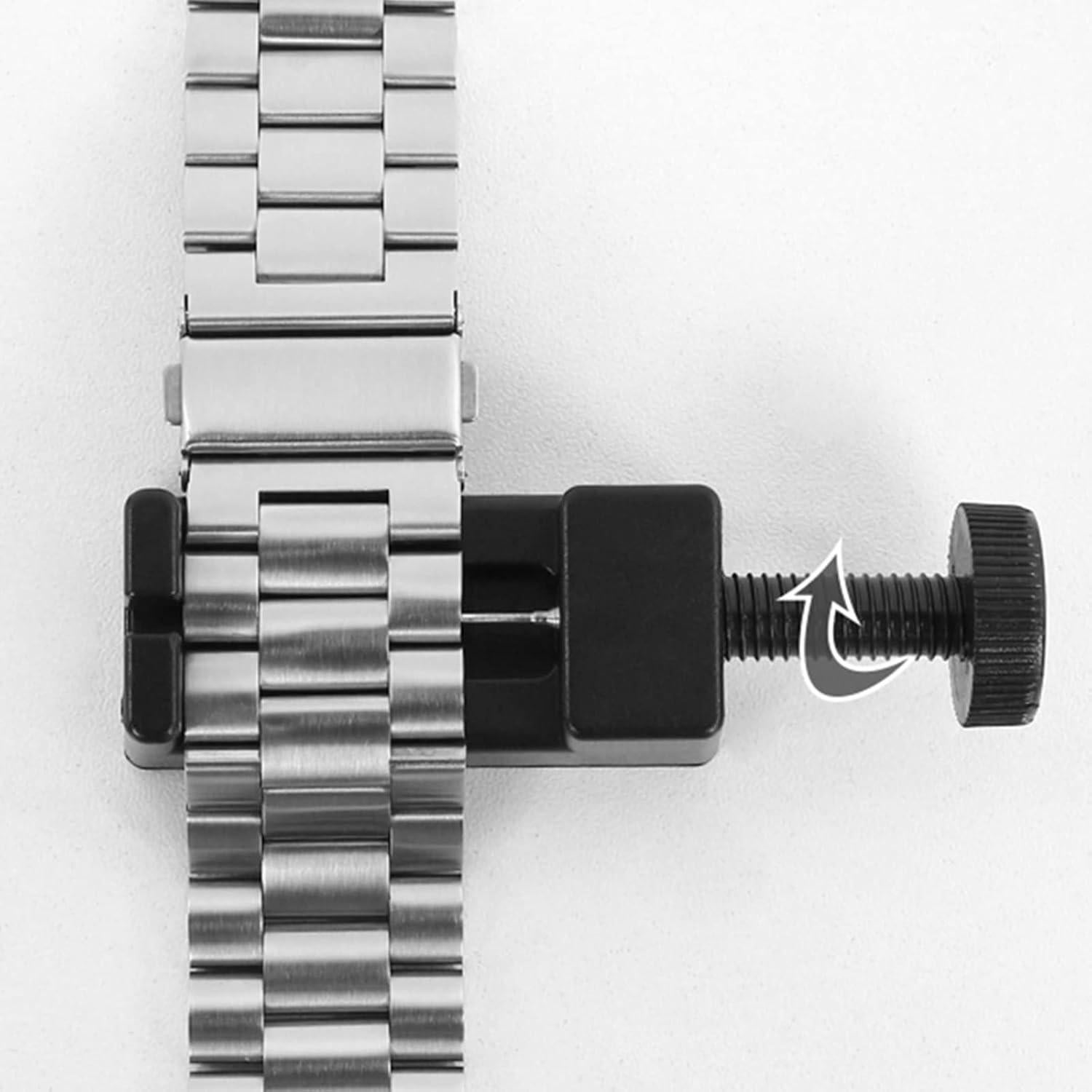 Watch Link Removal Tool Kit Band Chain Link Pin Remover For Smartwatch Bracelet Strap Adjustment Repair For Watch Maker Chain Link Pin Remover Latch Watch Link Removal Tool Kit Band Remover Strap