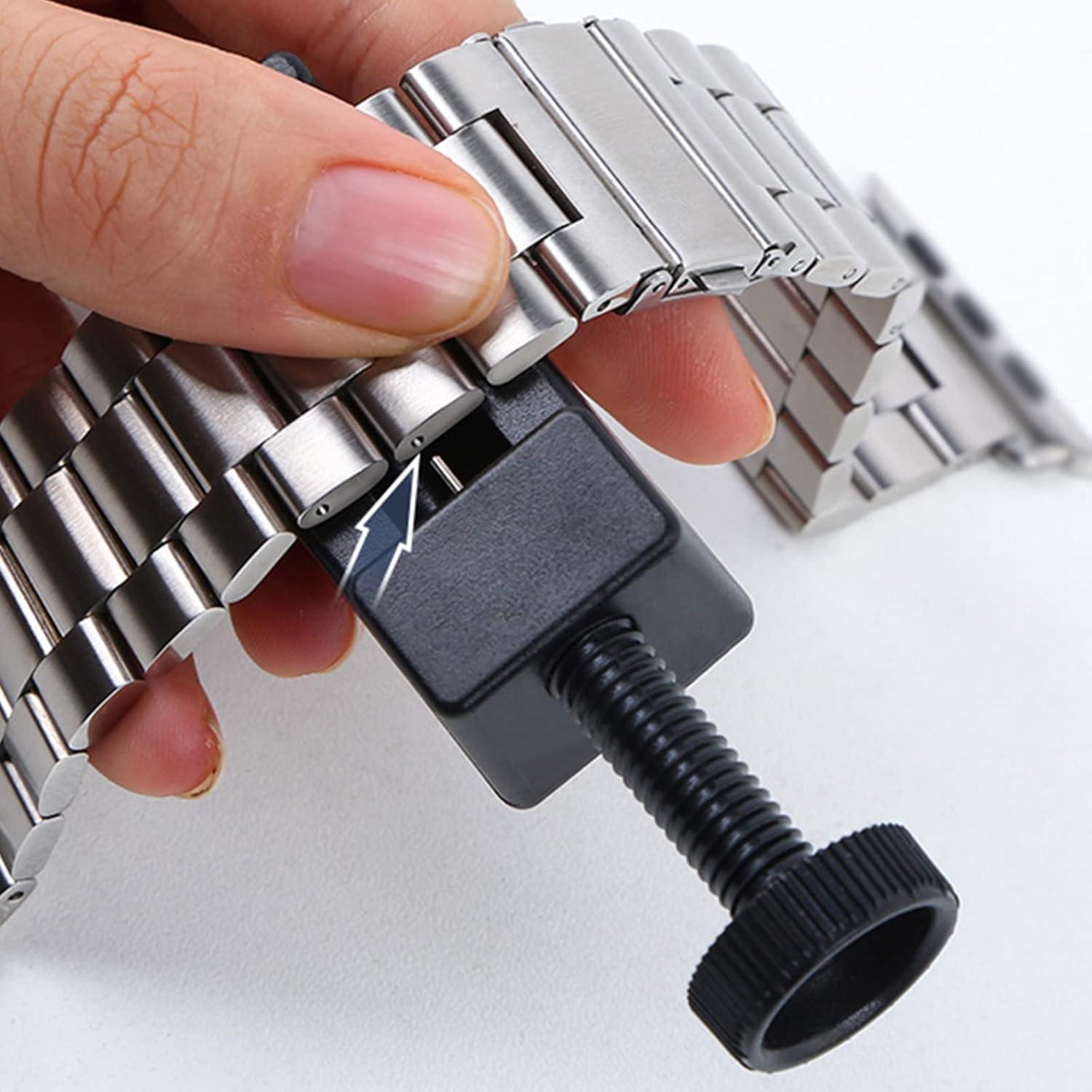 Watch Link Removal Tool Kit Band Chain Link Pin Remover For Smartwatch Bracelet Strap Adjustment Repair For Watch Maker Chain Link Pin Remover Latch Watch Link Removal Tool Kit Band Remover Strap