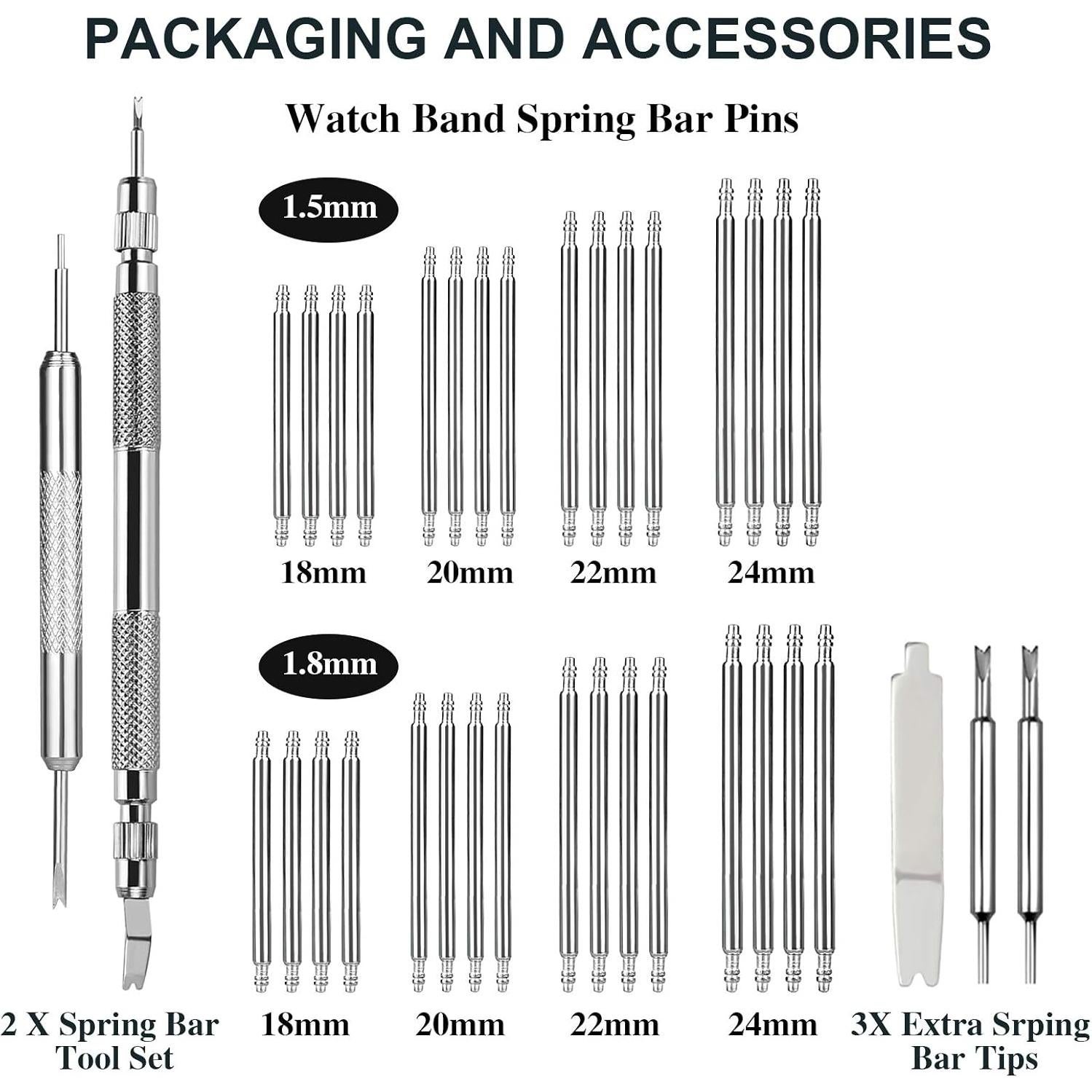 Kit de Herramientas para Reemplazo de Correas de Reloj EFIXTK