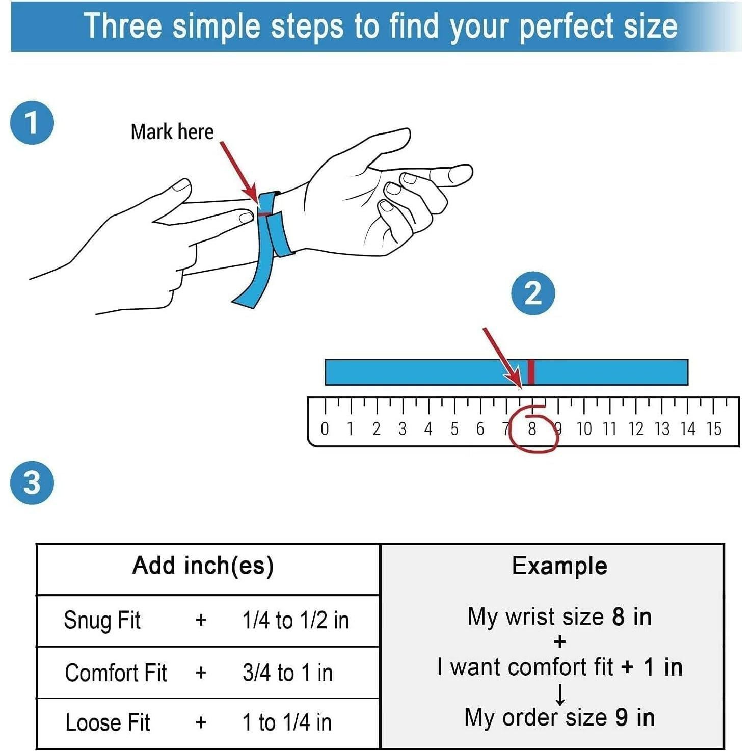 Kit de Herramientas para Ajuste de Correa de Reloj Xnrtioft Azul