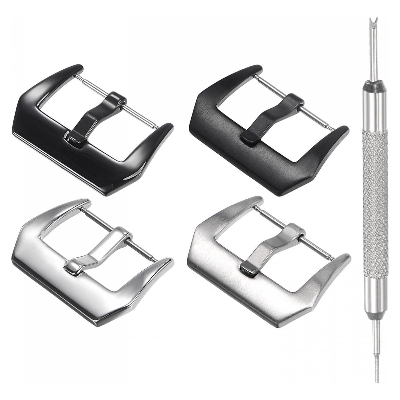 Conjunto de Hebillas de Correa de Reloj uxcell 26mm Acero Inoxidable