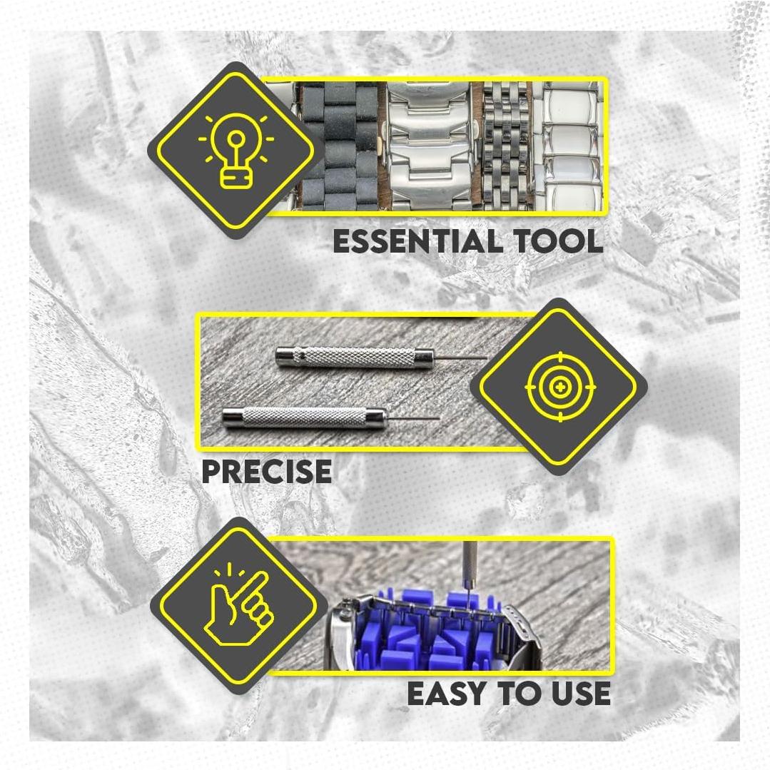 Kit de Eliminación de Eslabones de Correa de Reloj SE JT6218 - 5 Piezas