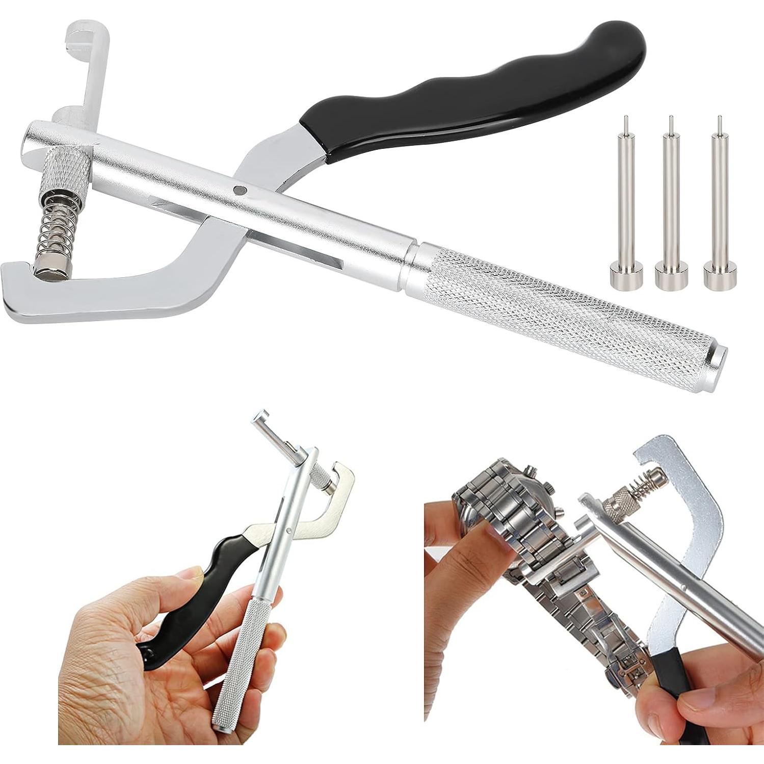 Alicates para Quitar Pulseras de Reloj Estink con 3 Cabezal Repuesto