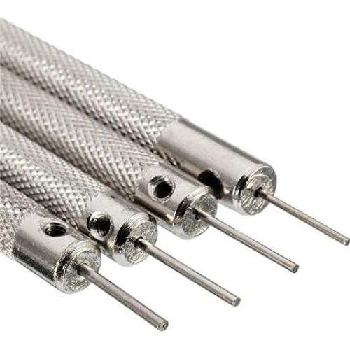 Kit de Punzones de Acero Inoxidable ODETOJOY 4 Piezas 0.7-1.0mm