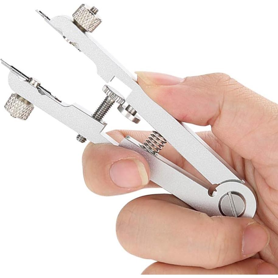 Watch Band Remover Tool, Watch Spring Bar Tool, Watch Link Removal Kit, 6825 Alloy Steel Watch Bracelet Watch Bracelet Remover Spring Bar Standard Plier Remover Watch Strap Adjuster Tool