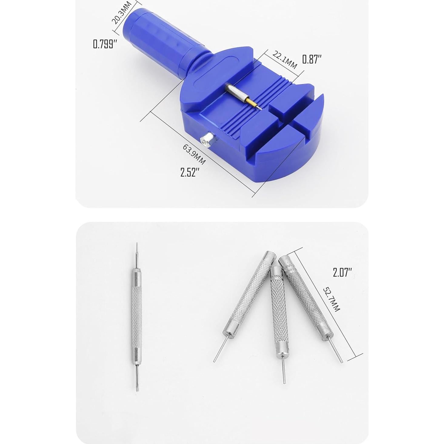 Kit de Herramientas para Reloj SCXCLY - Eliminación de Eslabones Azul