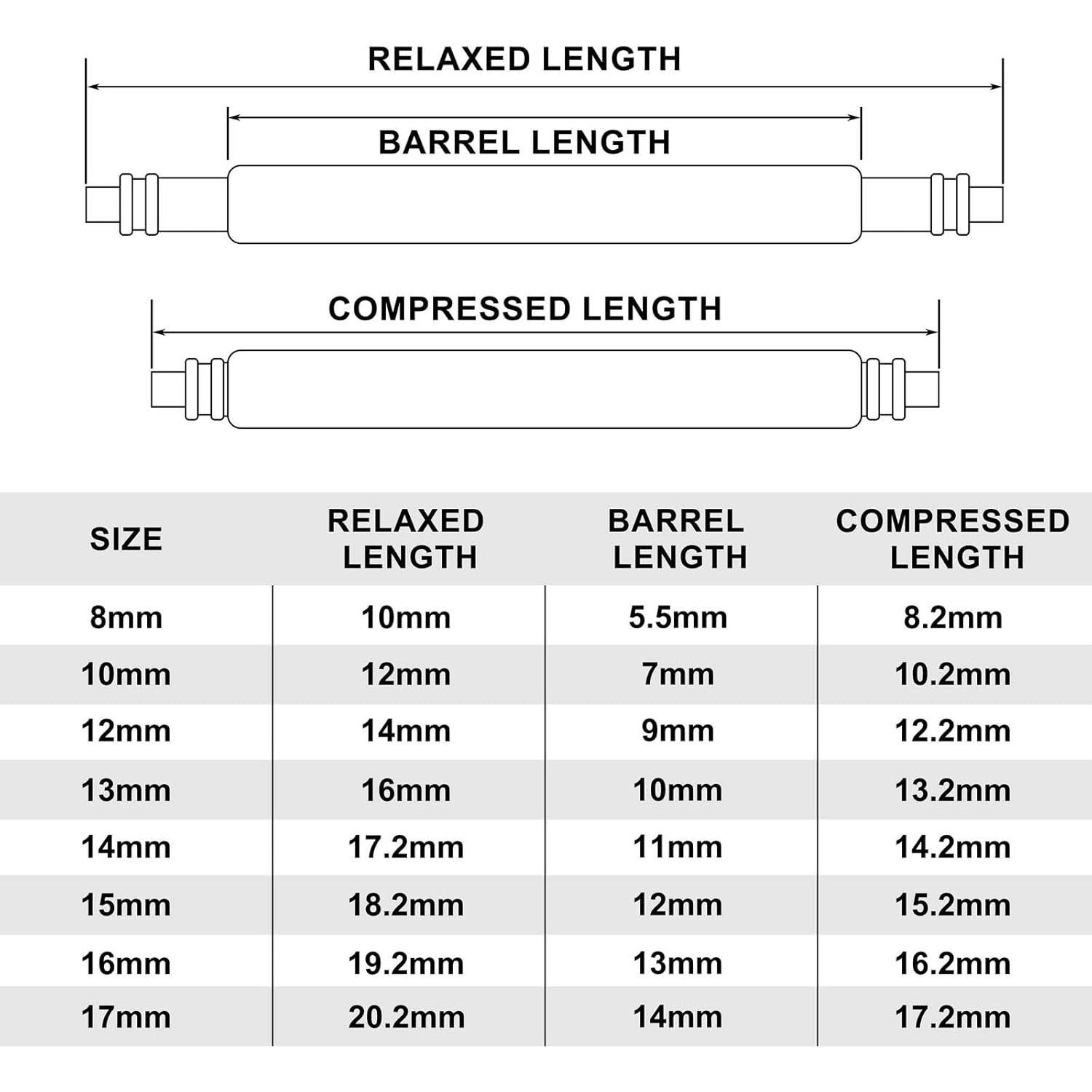 Banda de Reloj BISONSTRAP 10mm con 4 Barras de Resorte