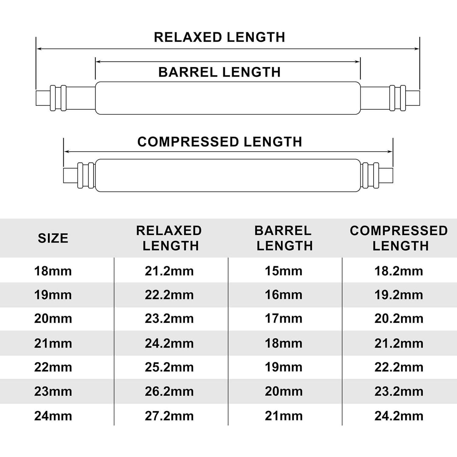 Banda de Reloj BISONSTRAP 10mm con 4 Barras de Resorte