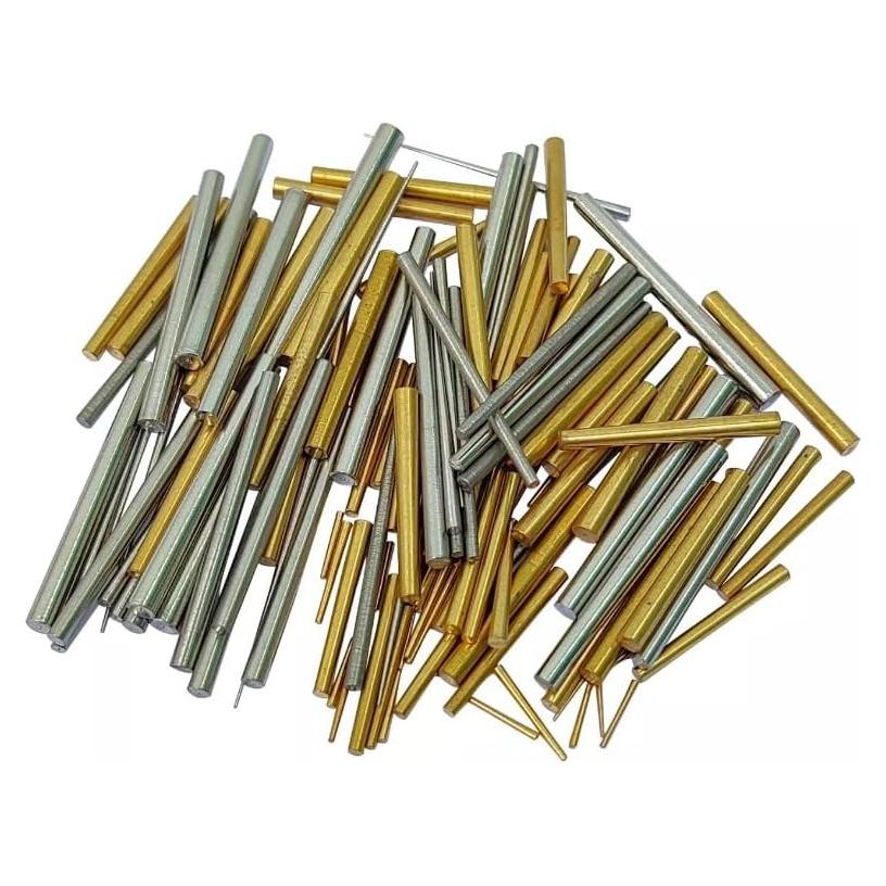 100 Pasadores Taper Acero y Latón Taurish para Relojes