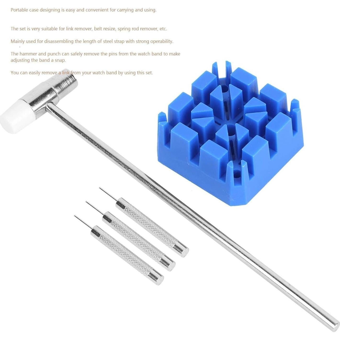 Juego de Herramientas KUIDAMOS para Reparación de Relojes 6 Piezas