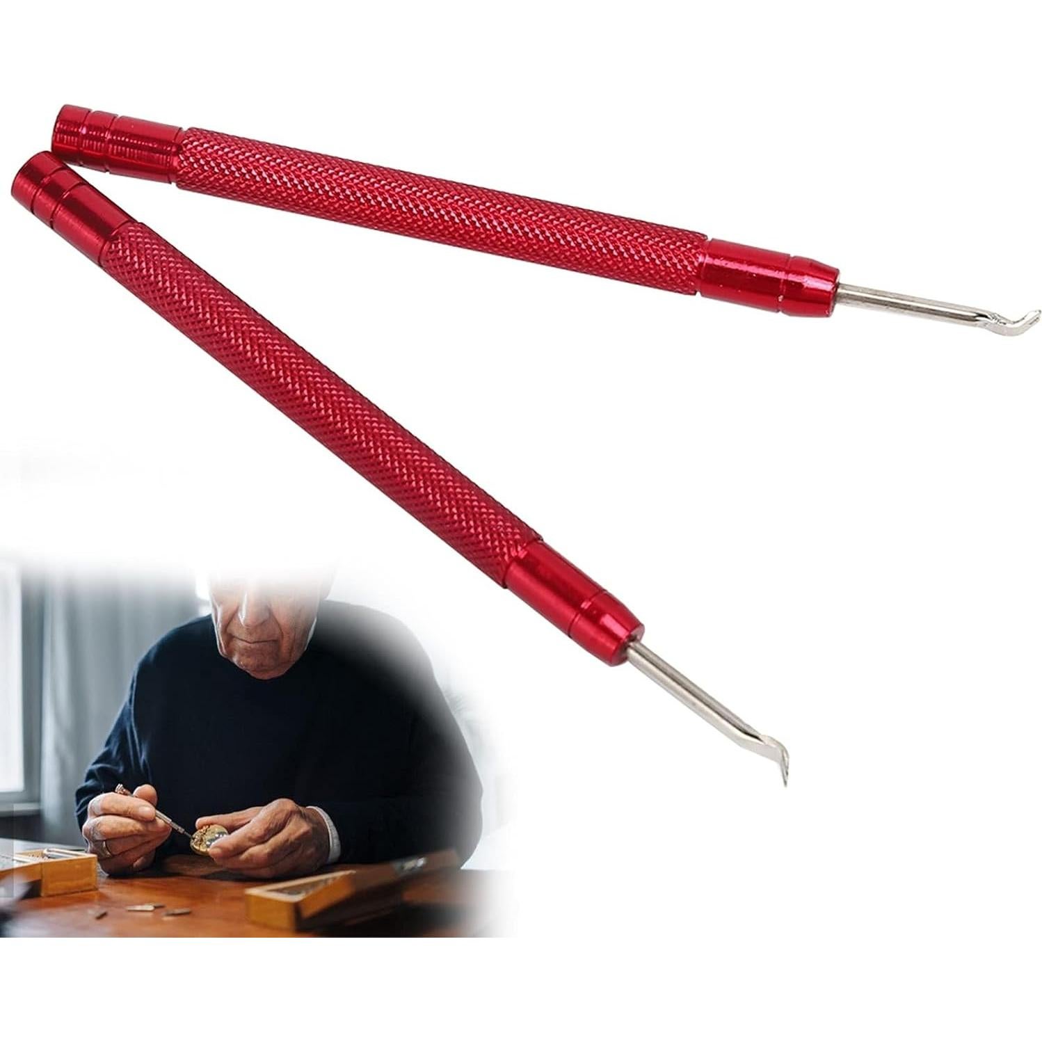 Extractor de Manecillas de Reloj ZJchao - 2 Piezas, Aleación Duradera