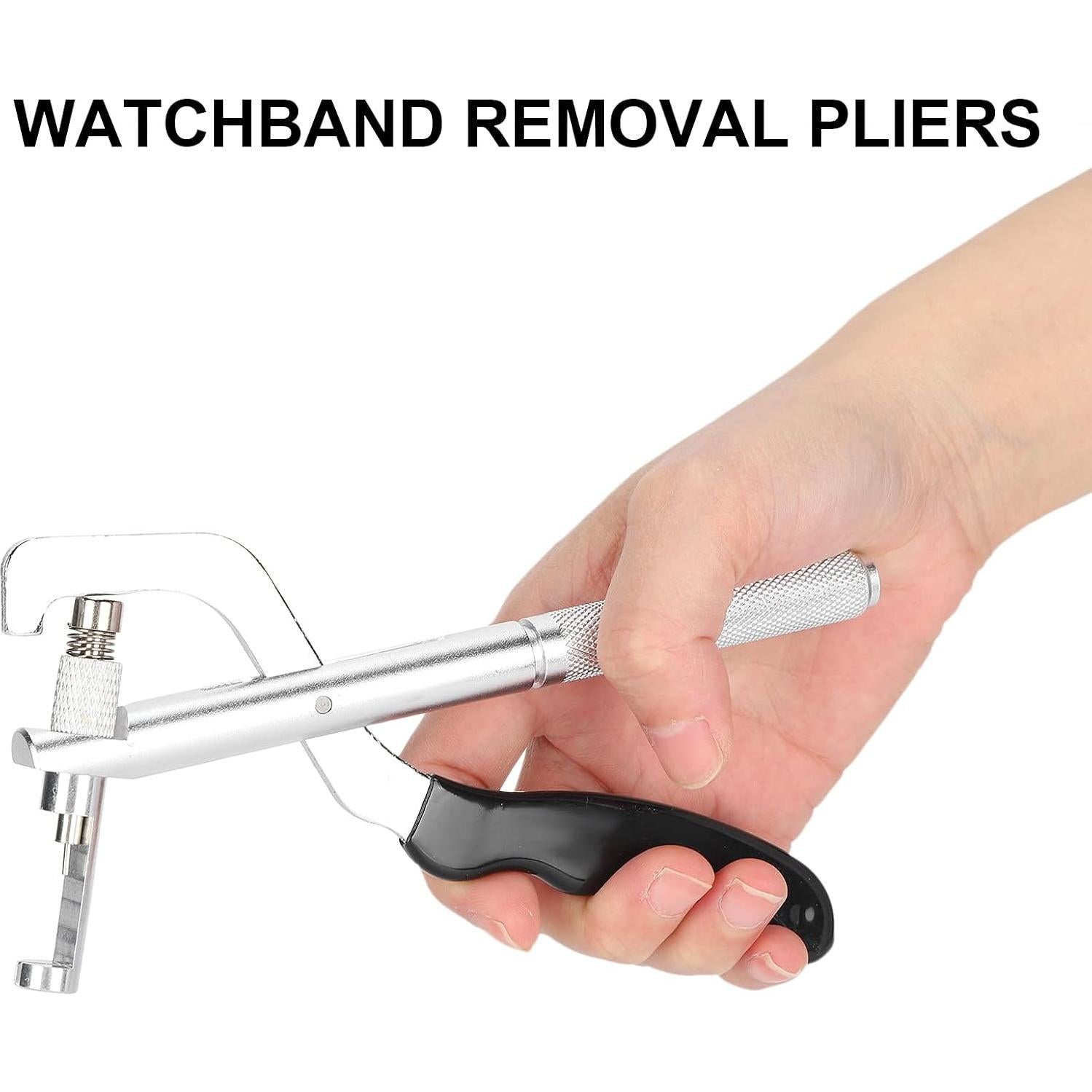 Pinzas para quitar correas de reloj Zyyini con 3 cabezales