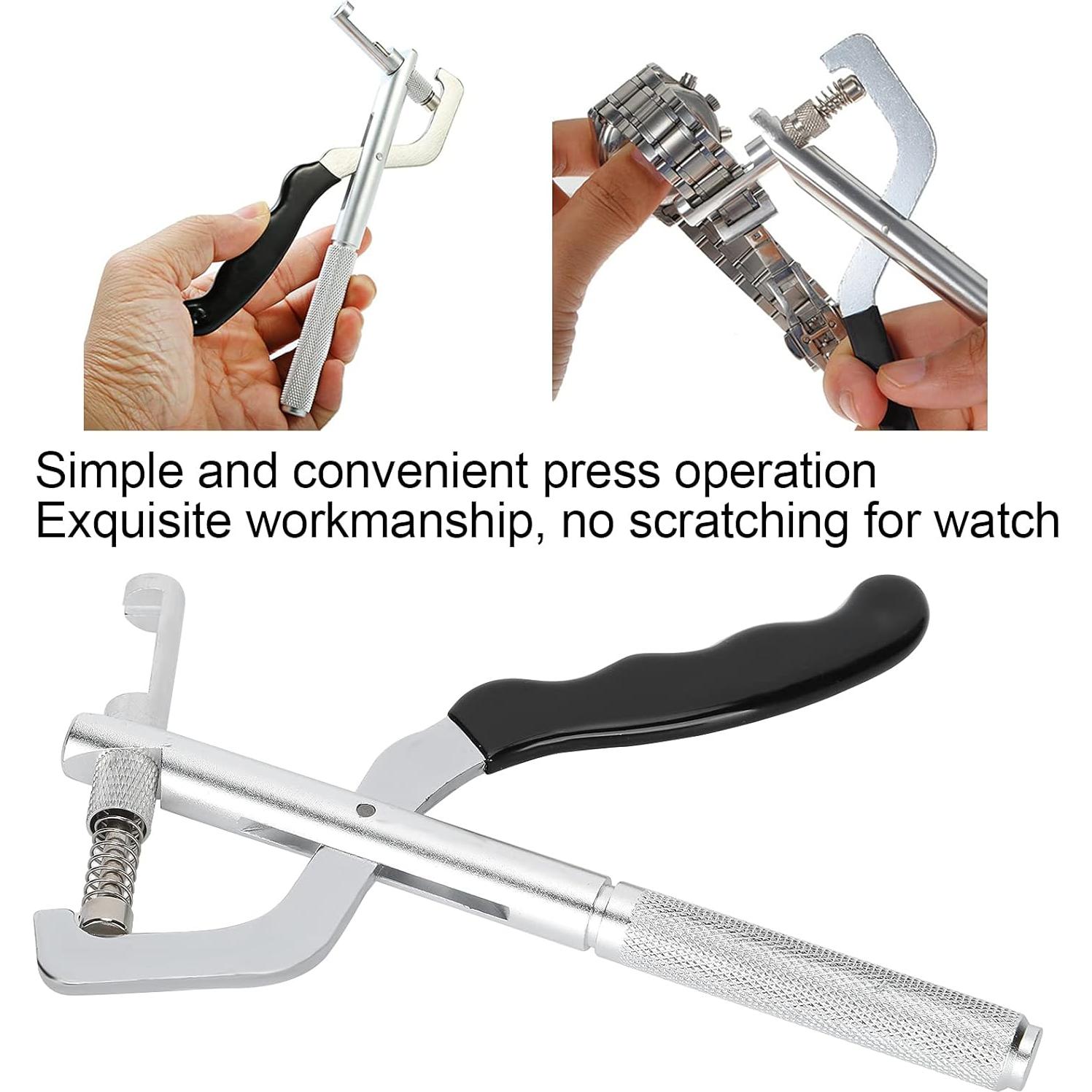 Pinzas para quitar correas de reloj Zyyini con 3 cabezales