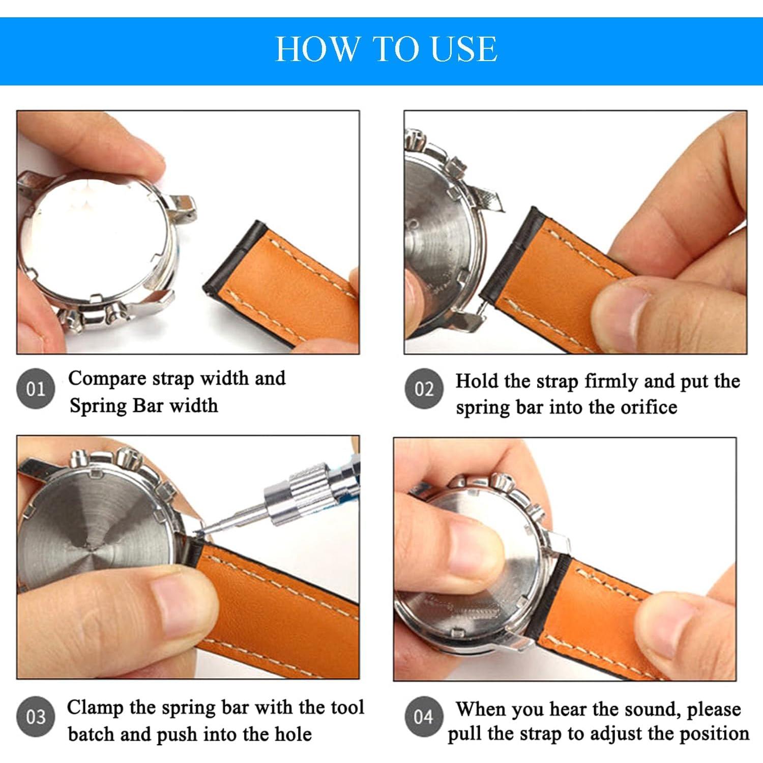 Kit de Herramientas de Reparación de Reloj Aokelily 59 en 1