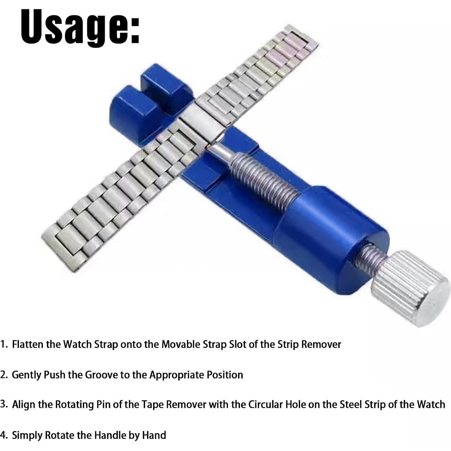 Kit Herramienta de Desmontaje de Reloj JINKUNYQH Ajustador Mini