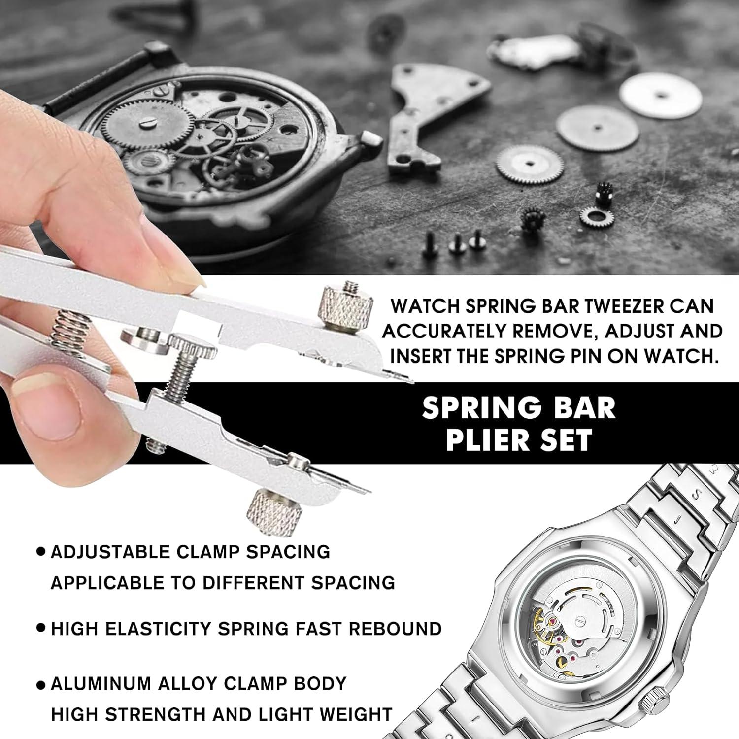 Kit de herramientas para reloj Ziyue con 10 puntas y pinzas