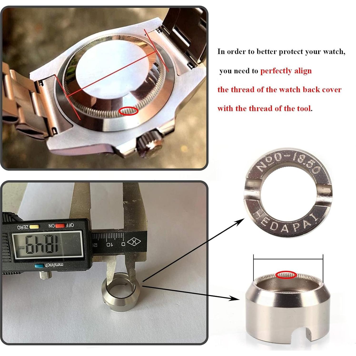 Kit de Herramientas para Reloj Rolex - Abridor de Fondo 5537