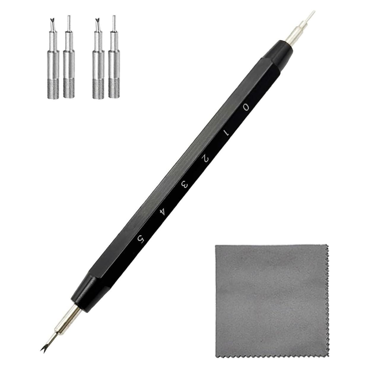 Kit de Herramientas para Reloj TICFROG - Acero Inoxidable, Regla Métrica