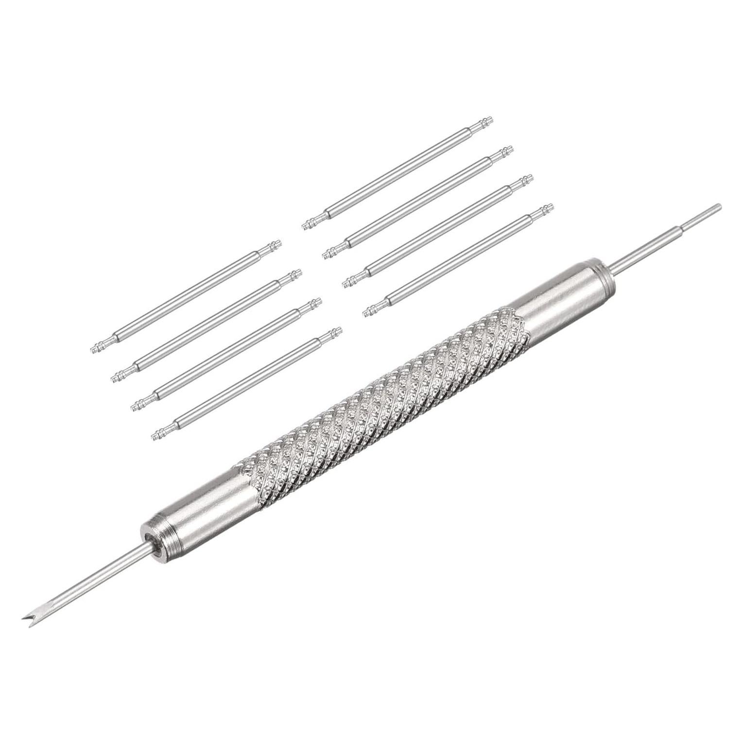 Pines de Resorte para Reloj uxcell 24mm Acero Inoxidable 8 PCS