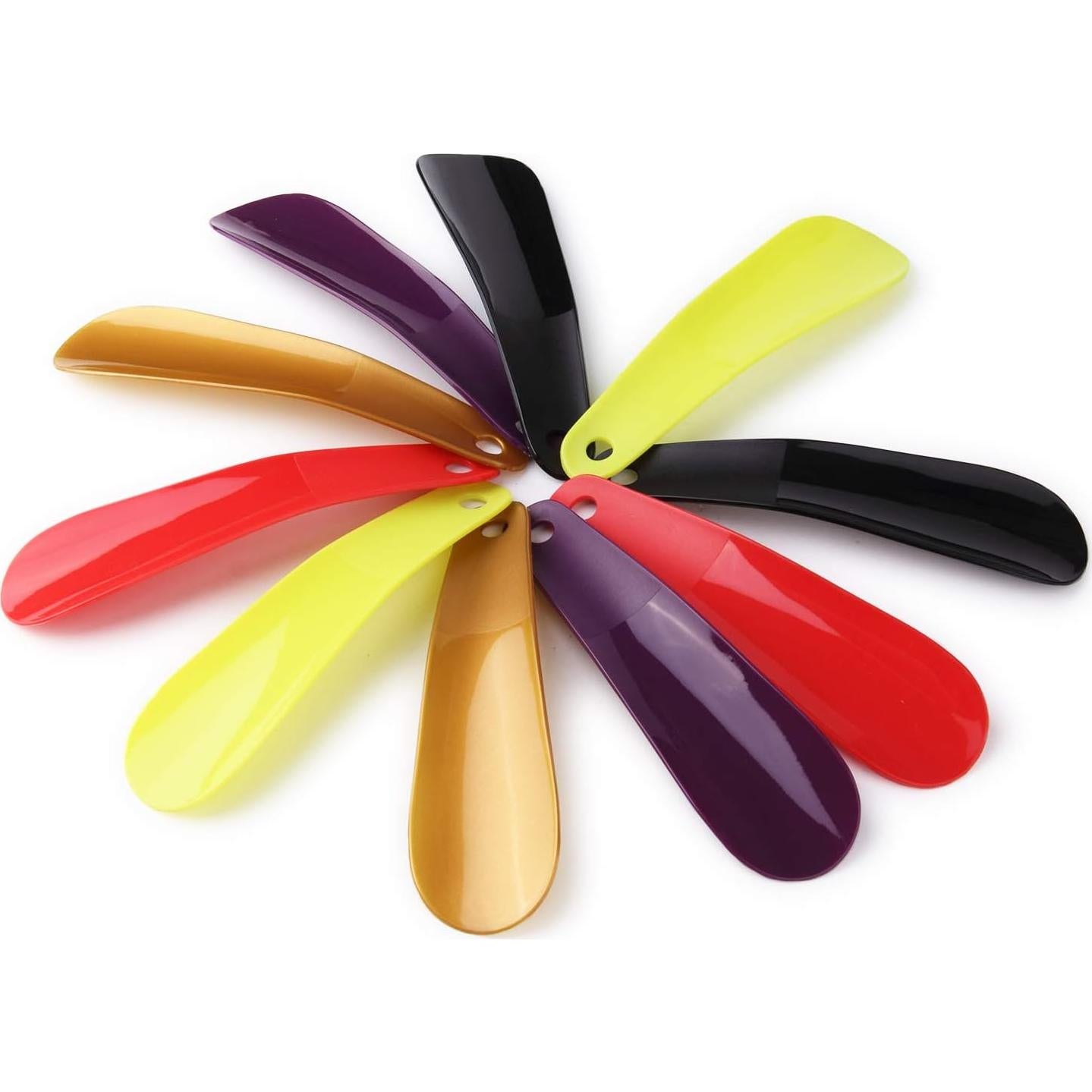 10 Piezas Cuerno de Zapato de Plástico Arroyner 19 cm