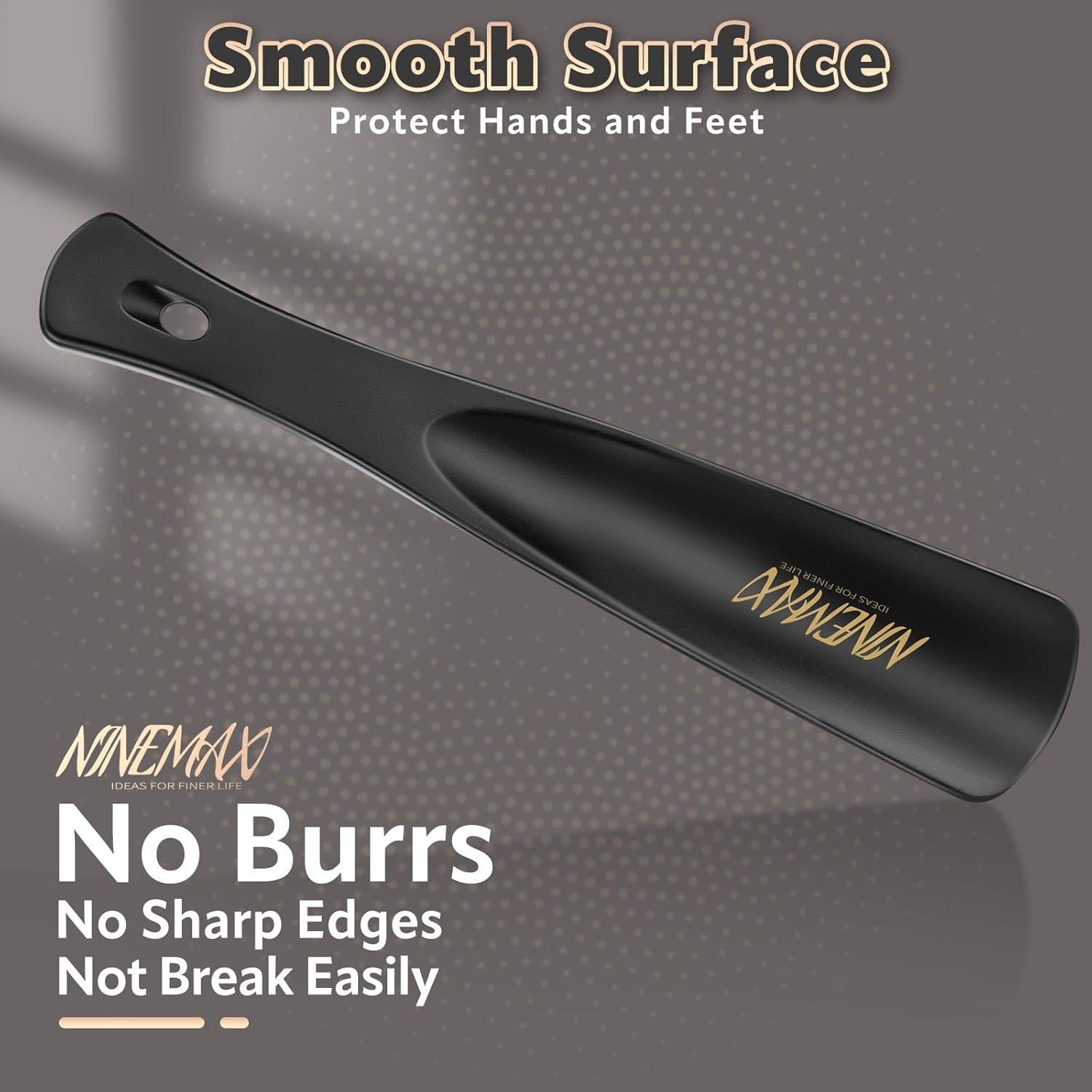 Cuerno de Zapato NINEMAX 19cm Plástico Portátil Negro