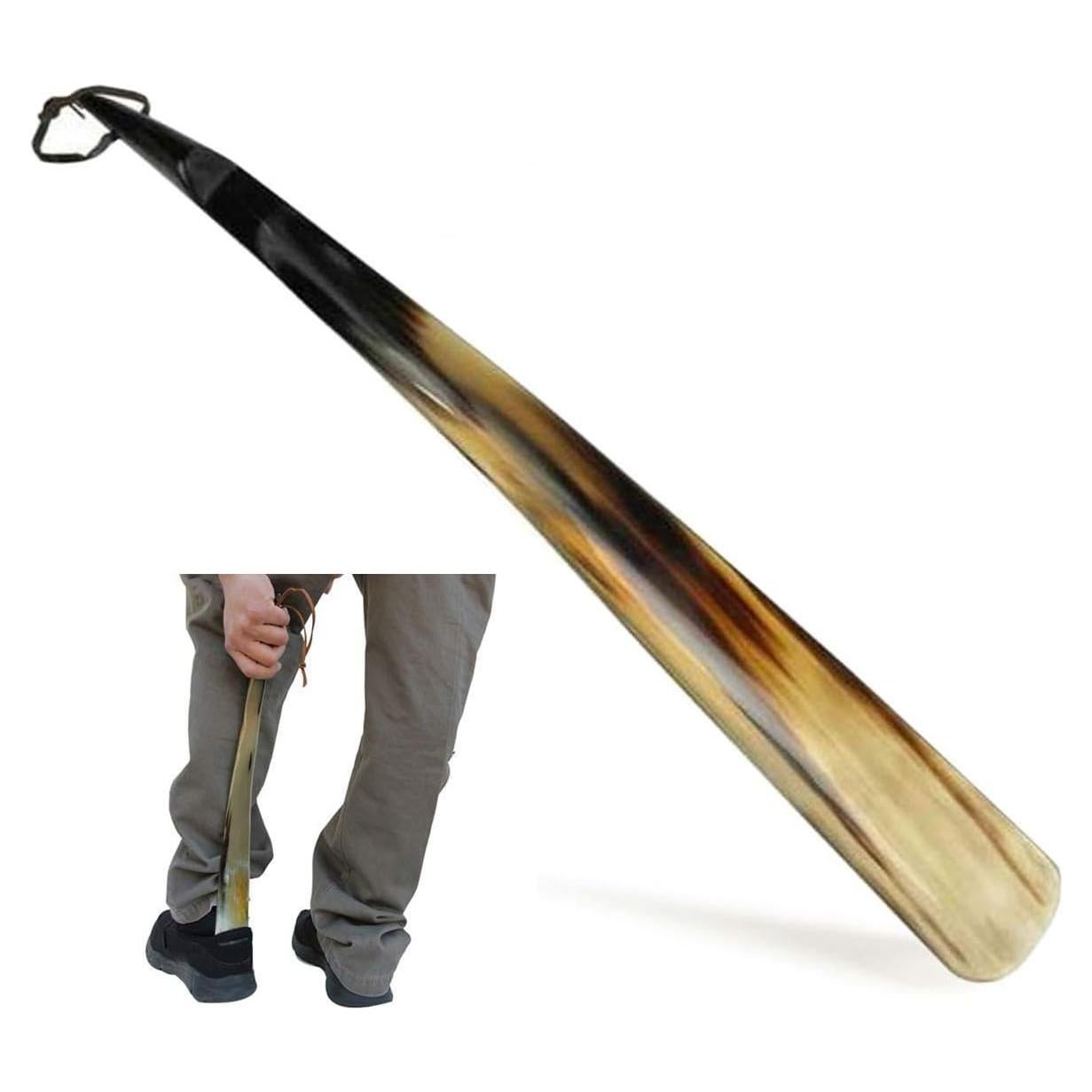 Cuerno de zapato de cuerno real MoonSun5 43 cm para hombres y mujeres