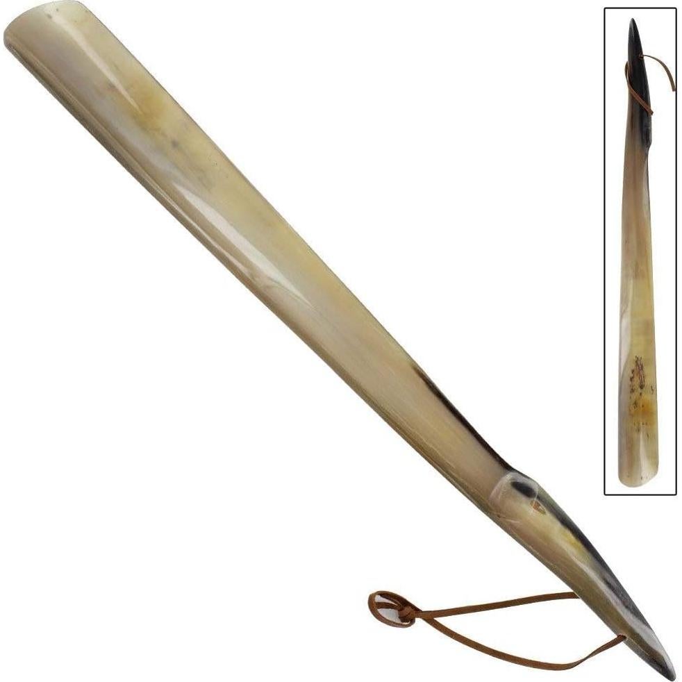 Cuerno de zapato de cuerno real MoonSun5 43 cm para hombres y mujeres