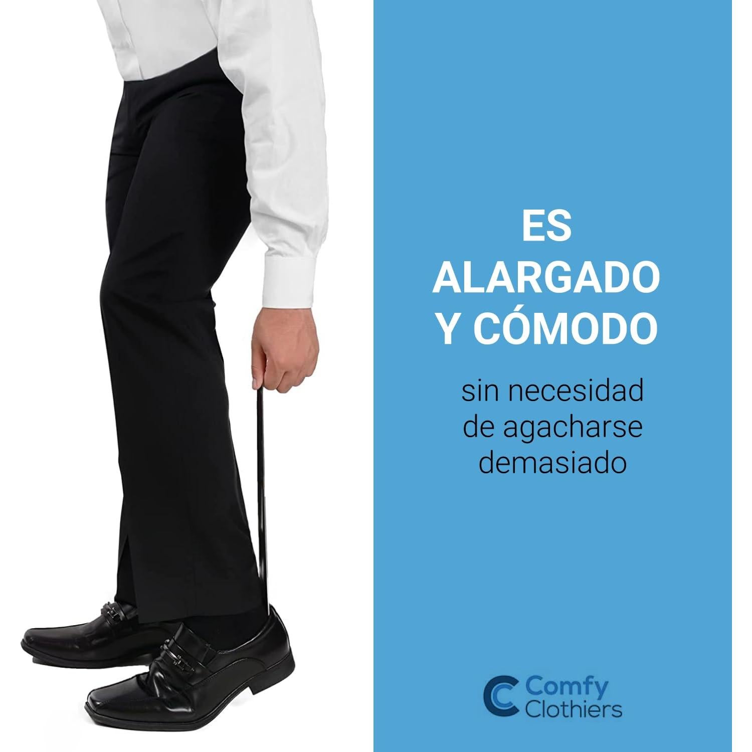 Calzador de Metal Largo Comfy Clothiers 42cm Acero Inoxidable