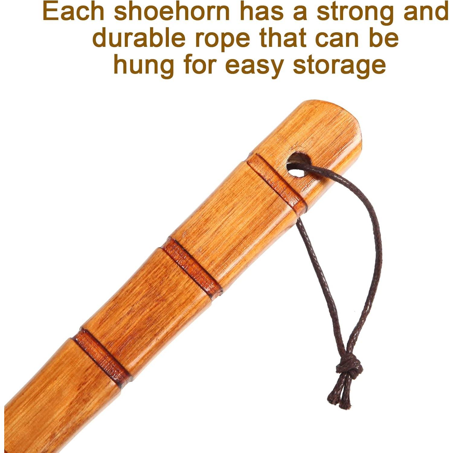 Cuchara de Zapato de Madera 33 cm WLMALL para Adultos y Niños