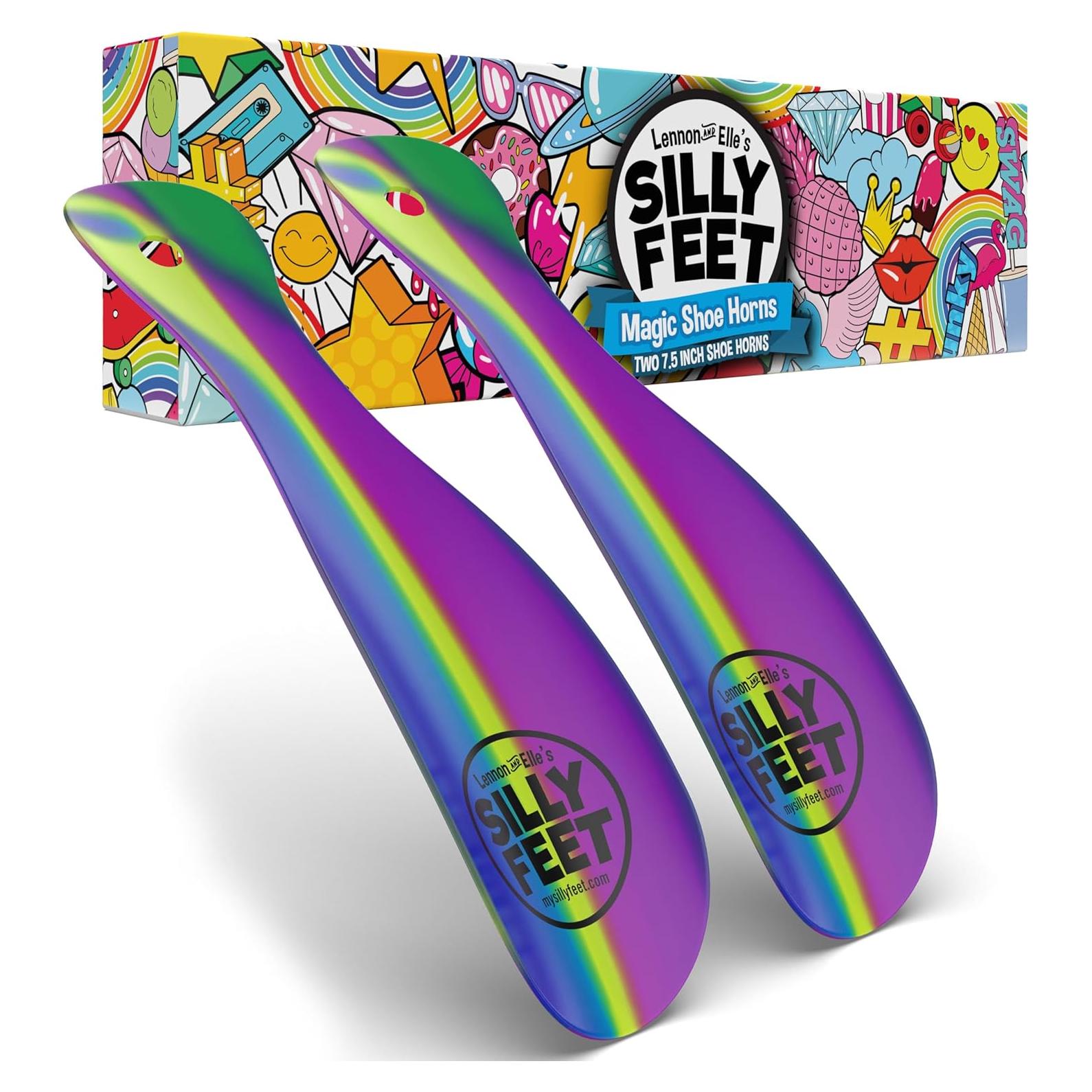 Juego de Calzadores de Acero Inoxidable Silly Feet - 2 Piezas