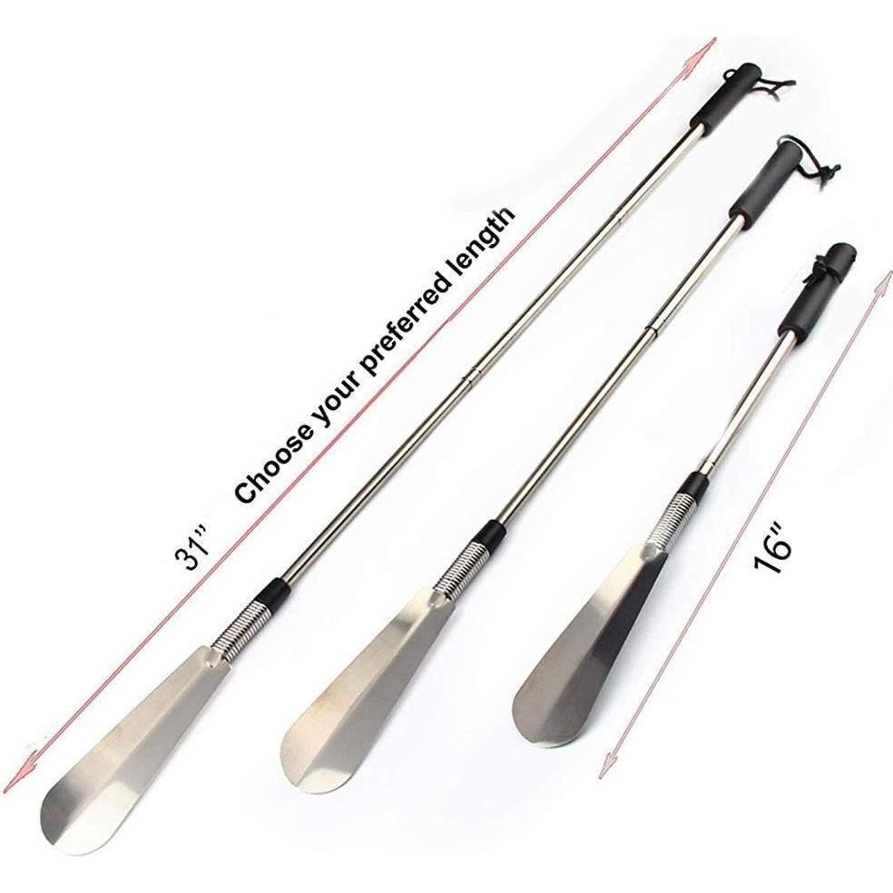 Cuerno de zapato ajustable Fanwer de acero inoxidable 40-79 cm