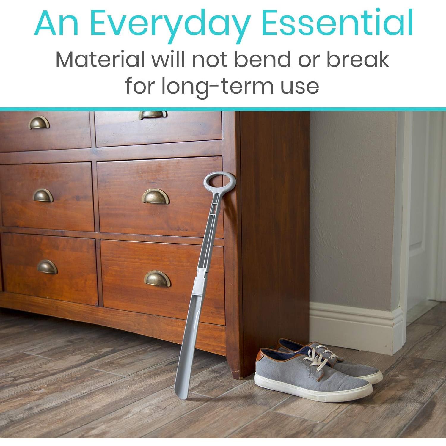 Calzador Largo Plegable Vive Health 58 cm con Mango Cómodo