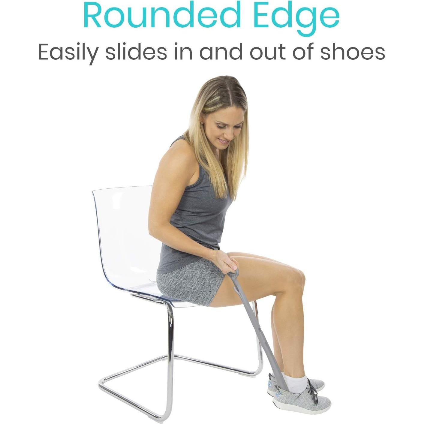 Calzador Largo Plegable Vive Health 58 cm con Mango Cómodo