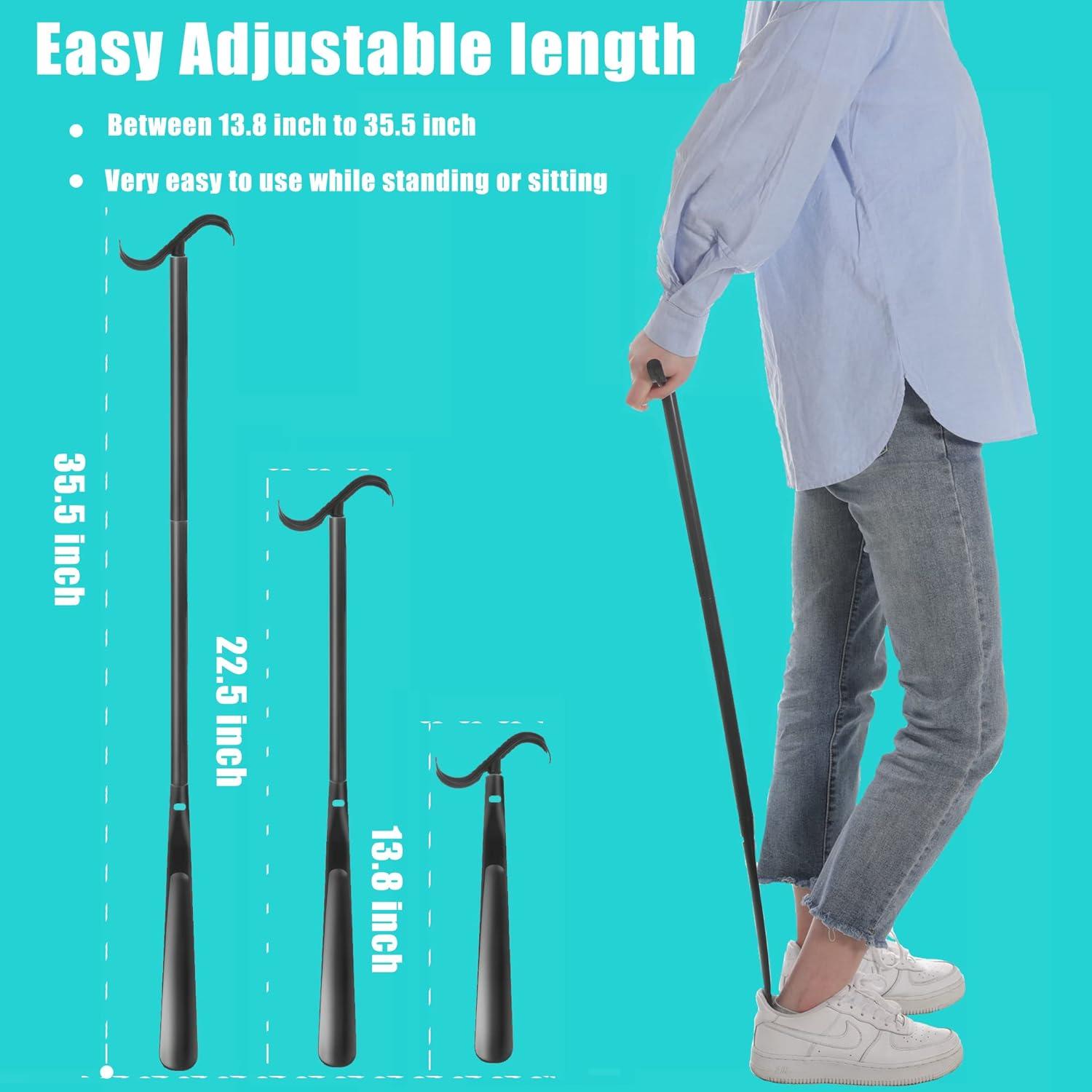 Cuerno de Zapato Fanwer Ajustable 85 cm para Personas Mayores