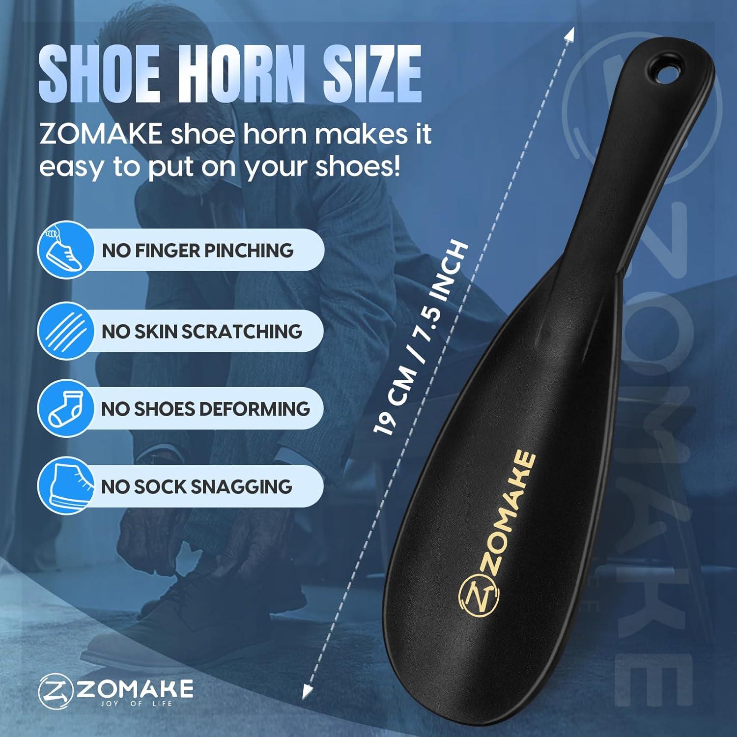 Cuerno de Zapato ZOMAKE de Plástico 19.05 cm para Viaje