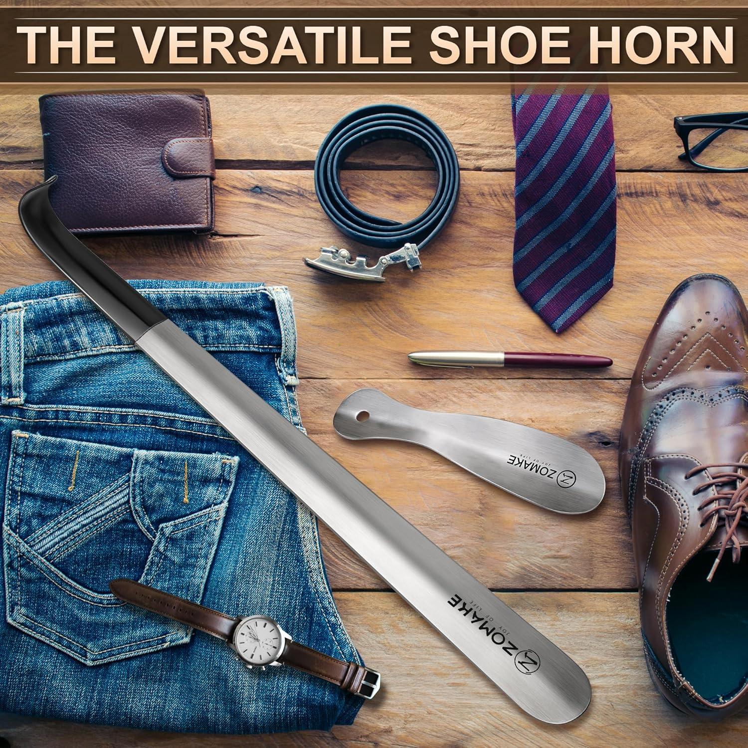 Cuerno de Zapato ZOMAKE Mango Largo 41.91 cm y 19.05 cm