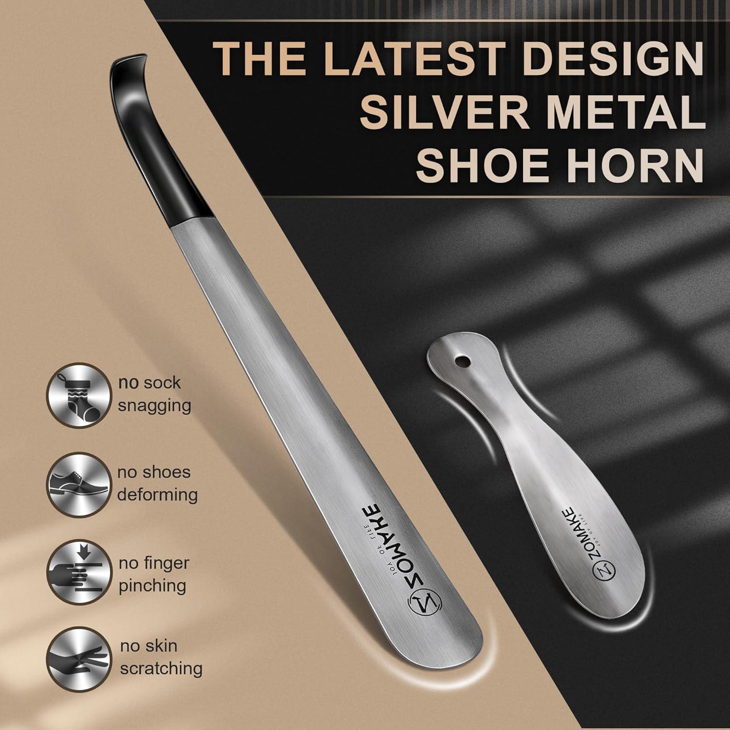 Cuerno de Zapato ZOMAKE Mango Largo 41.91 cm y 19.05 cm