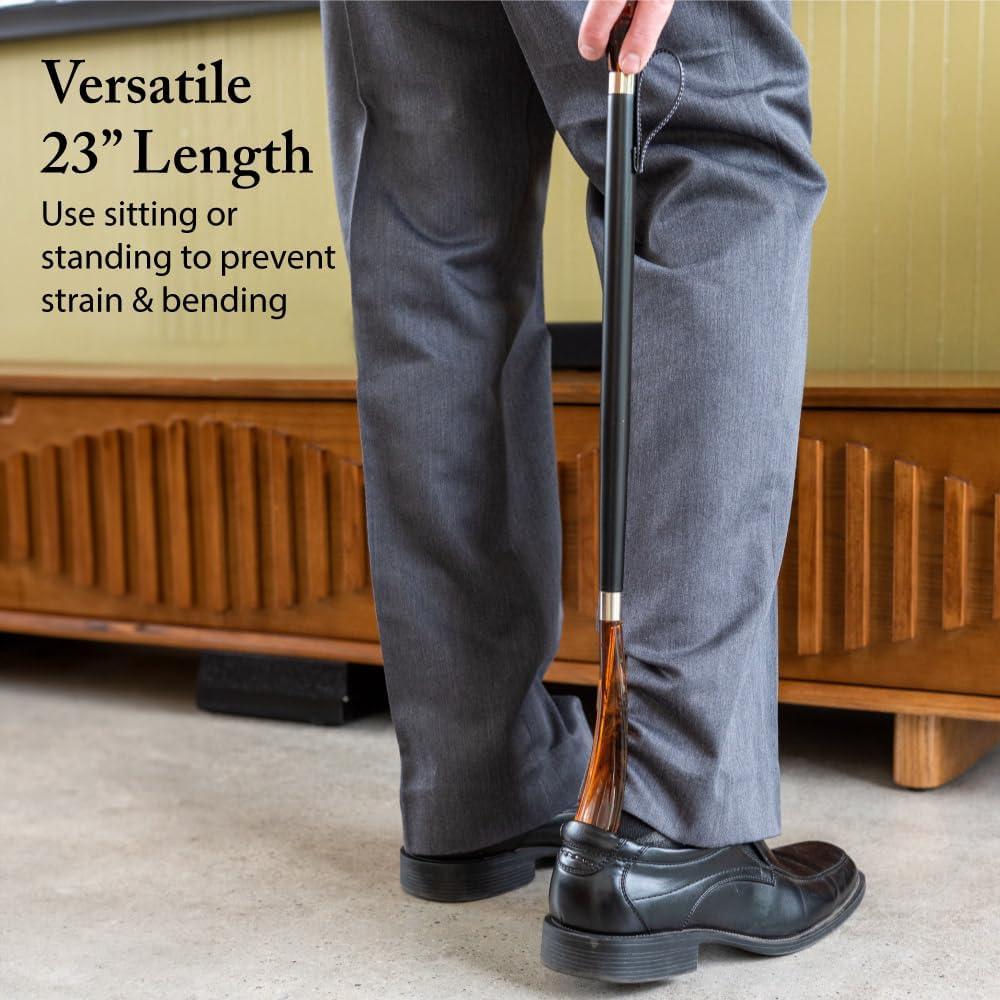 Calzador Premium FootFitter 23" de Acero Inoxidable - Hecho en Italia