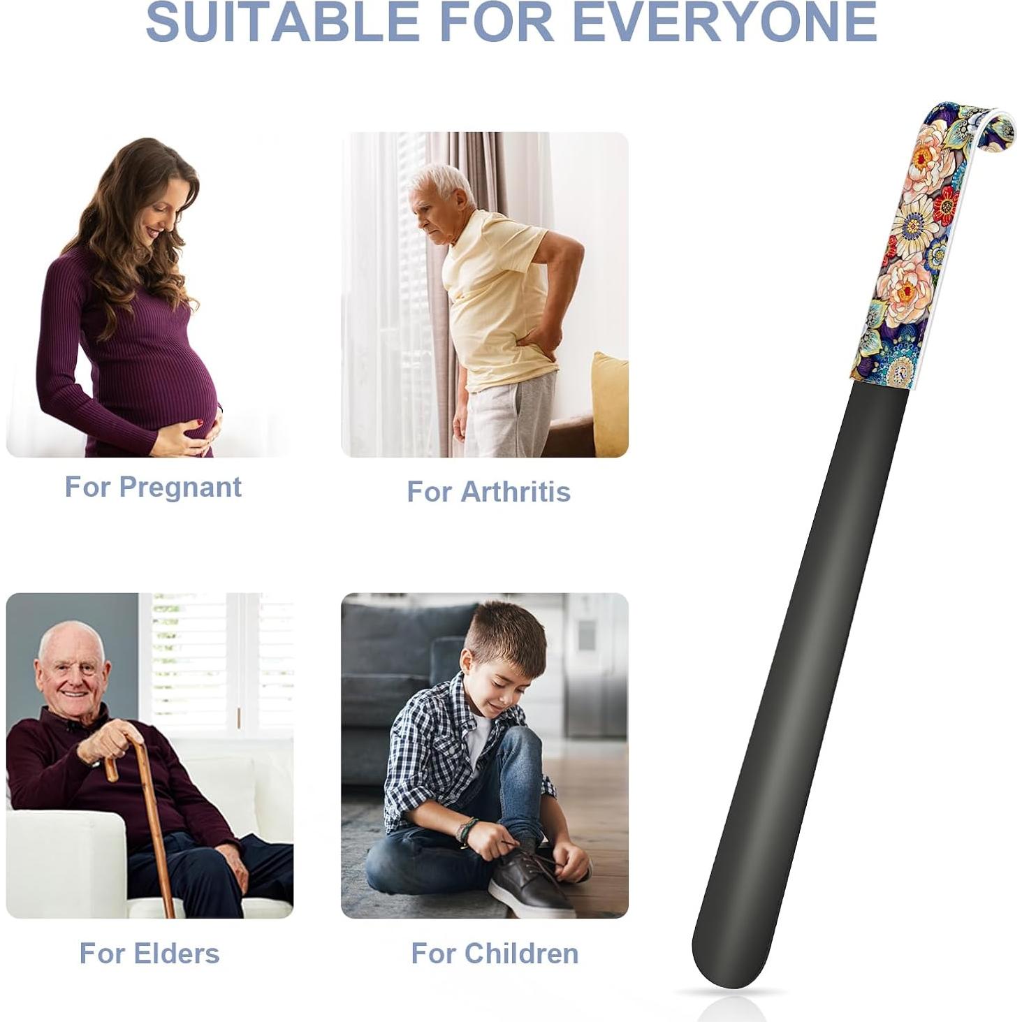 Calzador de Mango Largo Gukeniu 42 cm Metal Antioxidante