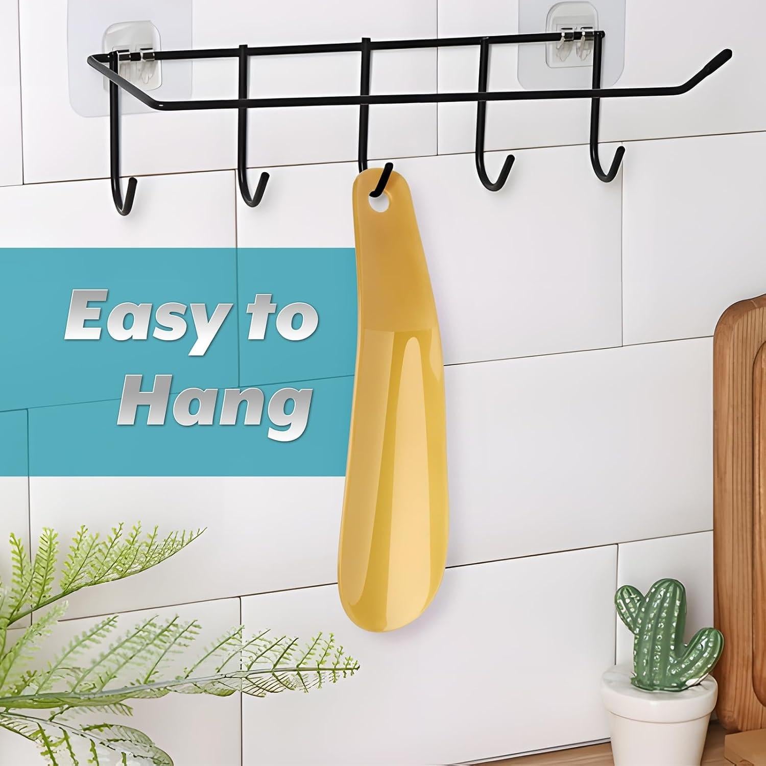 12 Pcs Cuerno de Zapatos Cosmos Plástico 16 cm para Viaje