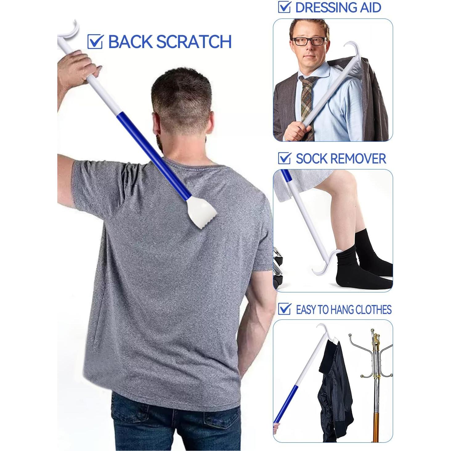 Cuña de Zapatos Larga MarginZen 90 cm con Rasca Espaldas