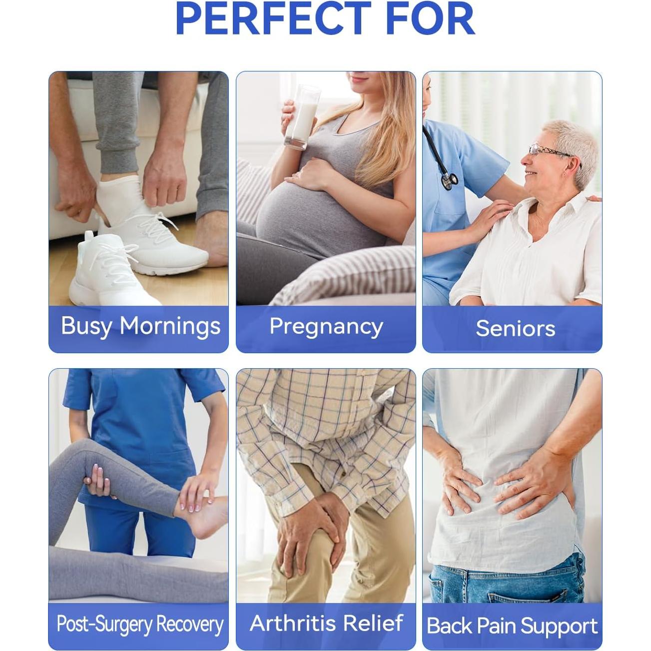 Cuña de Zapatos Larga MarginZen 90 cm con Rasca Espaldas