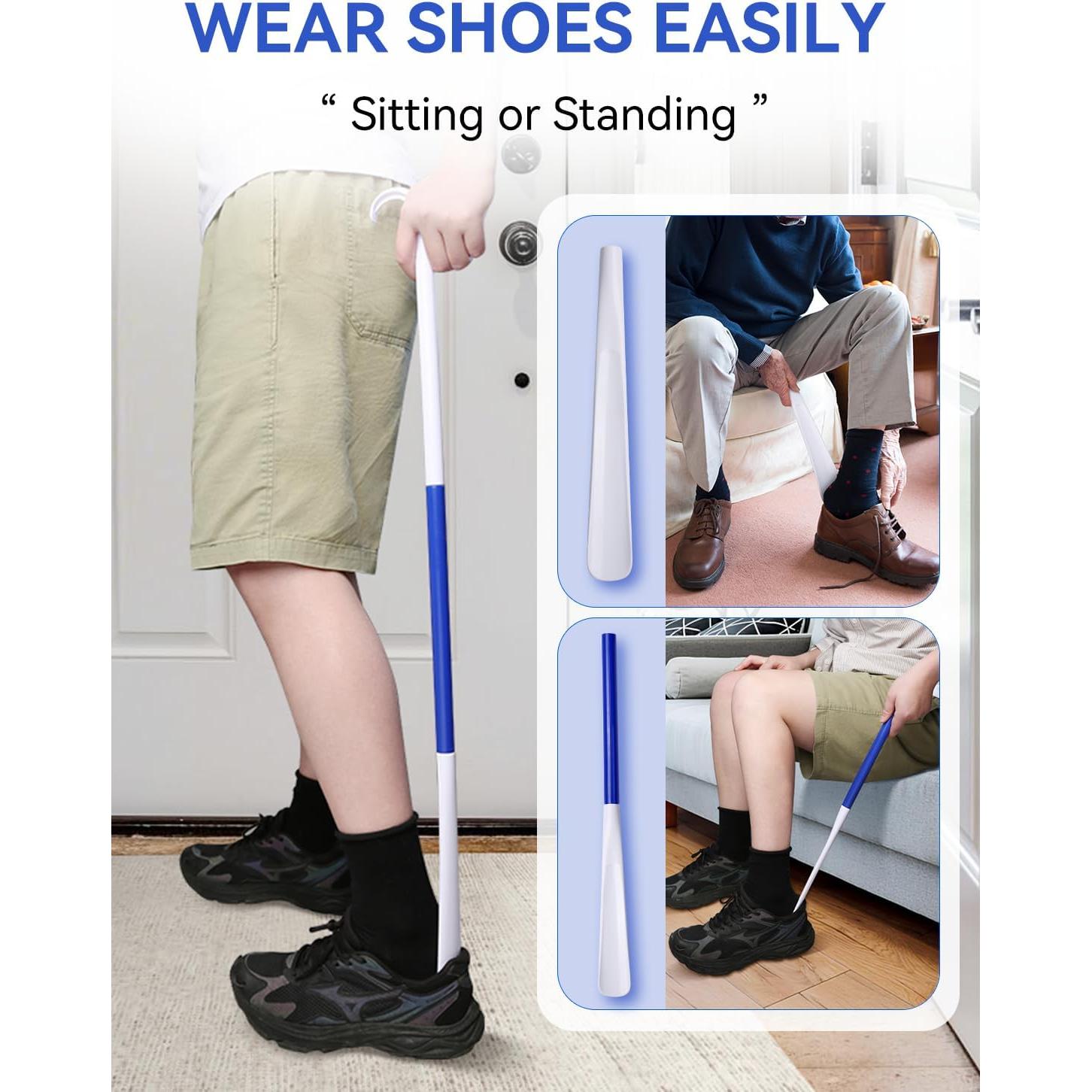 Cuña de Zapatos Larga MarginZen 90 cm con Rasca Espaldas