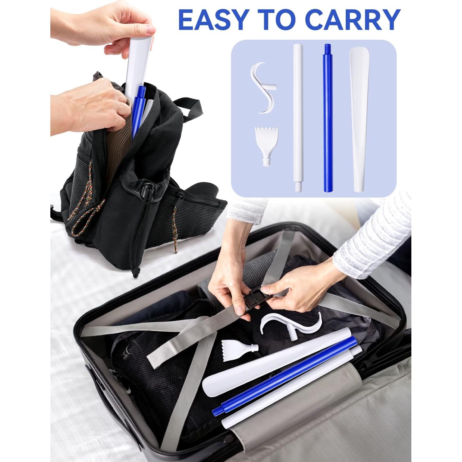 Cuña de Zapatos Larga MarginZen 90 cm con Rasca Espaldas