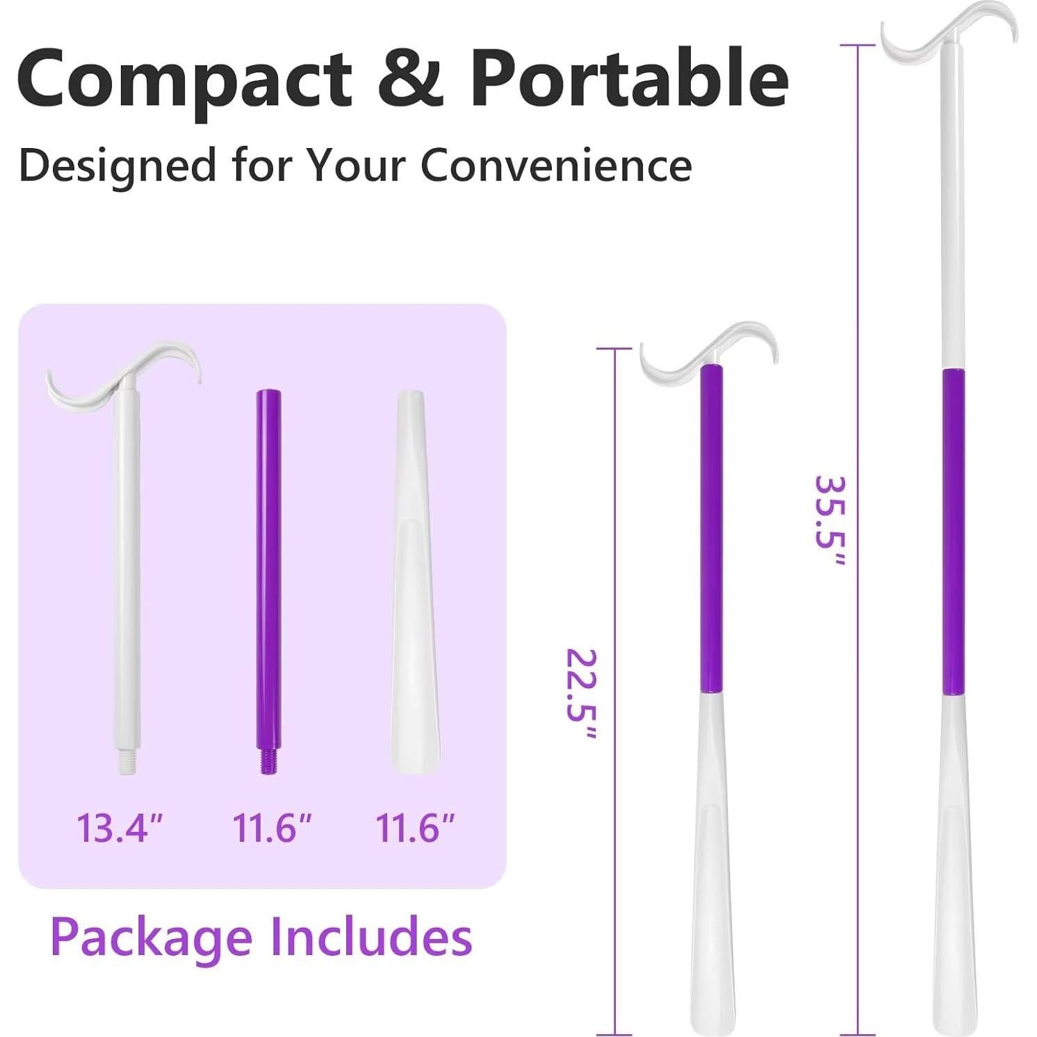 Cuerno de Zapato Ajustable Rewkcy 90 cm para Personas Mayores