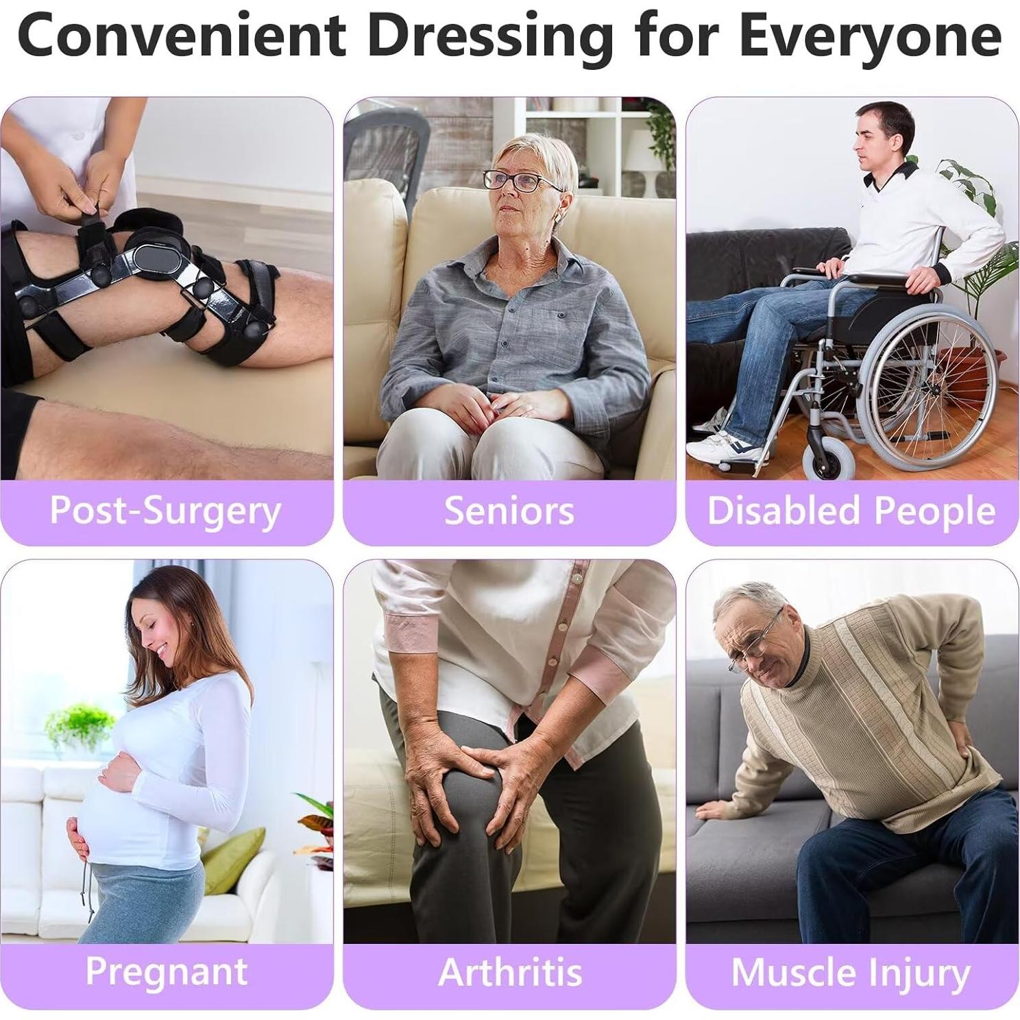 Cuerno de Zapato Ajustable Rewkcy 90 cm para Personas Mayores