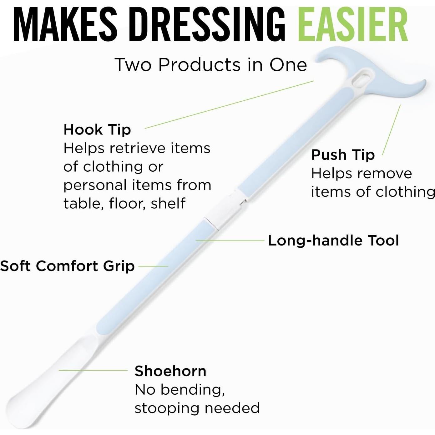 Cuchara de Zapatos Juvo 63.5 cm para Movilidad Limitada